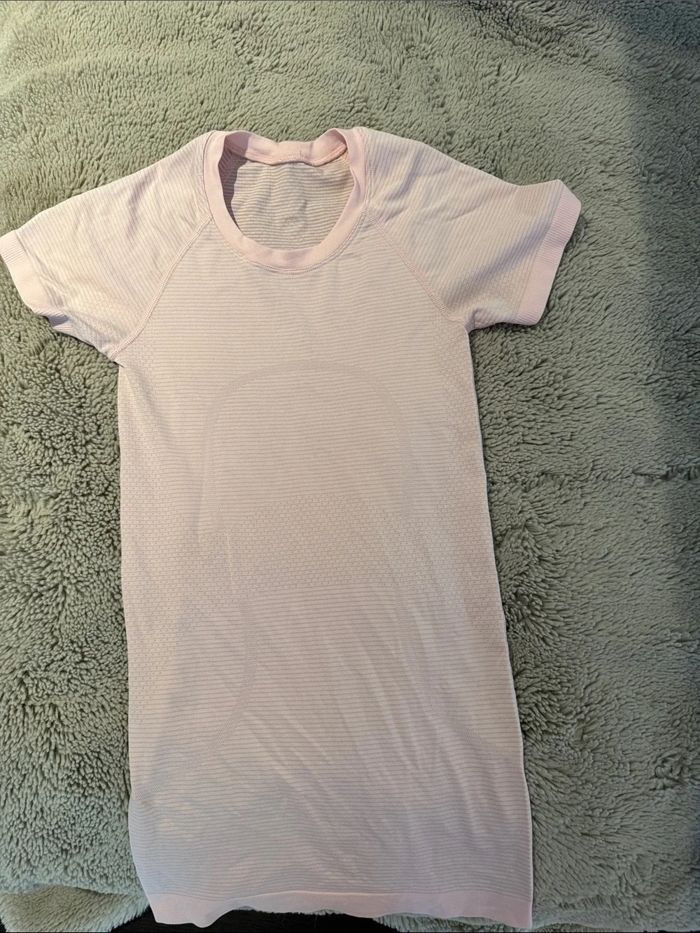 lululemon athletica Light Pink Short Sleeve Tee